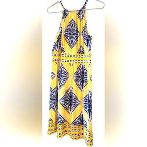 LONDON TIMES KEYHOLE HALTER DRESS SIZE 8